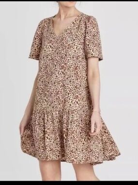 A New Day Leopard Print Dress